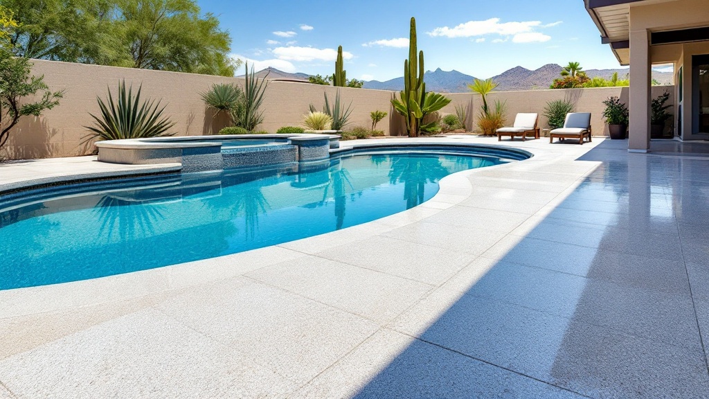 Pool deck coating in coastal climate